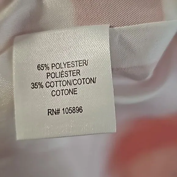 Worth New York White and Red Embossed Trench Coat Size Small - Picture 8 of 9